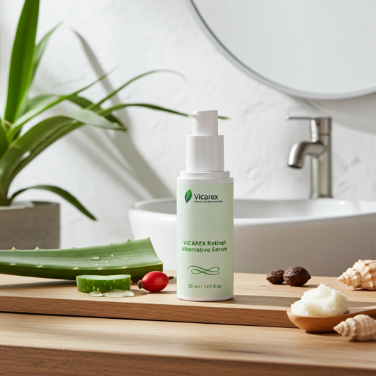 Vicarex Retinol Alternative Serum: The Ethereal Glow Elixir That Renews with Botanical Grace, Leaving Skin Silken, Radiant, and Timelessly Renewed Vicarex