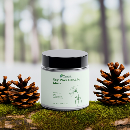 The Quiet Magic of Moss: A Love Letter to the Vicarex Soy Wax Candle in Moss Vicarex
