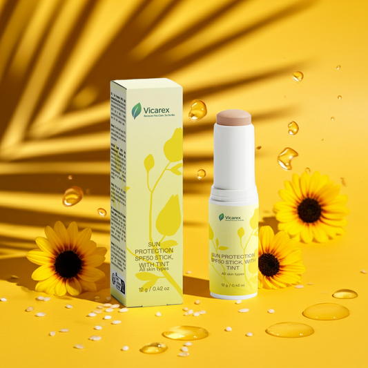 Vicarex Sun Protection SPF50 Stick with Tint: The Effortless, Mineral-Powered Touch-Up Wand That Delivers Broad-Spectrum Luxury in a Portable, Velvety Glide Vicarex