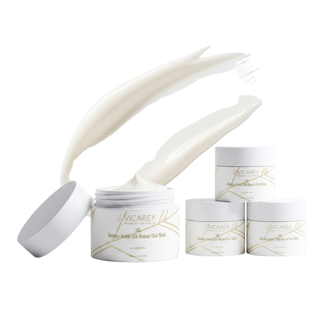 Vicarex Keratin Intensive Rescue Hair Mask — Deep Repair & Strength Treatment Vicarex