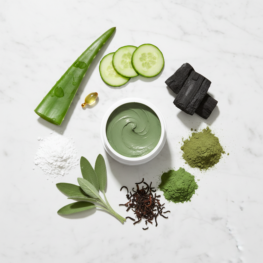 Ingredients flat lay