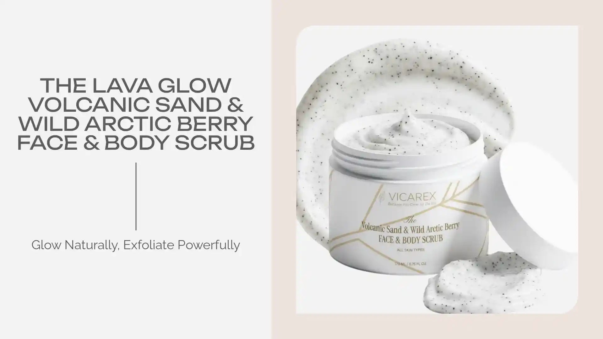 The Lava Glow Volcanic Sand &amp; Wild Arctic Berry Face &amp; Body Scrub by@Outfy