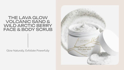 The Lava Glow Volcanic Sand &amp; Wild Arctic Berry Face &amp; Body Scrub by@Outfy